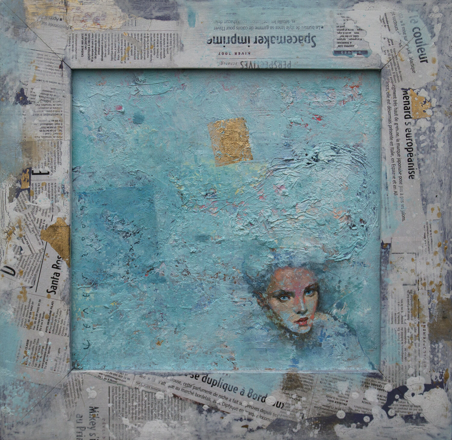 From the parallel world Viktor Sheleg Original painting for sale