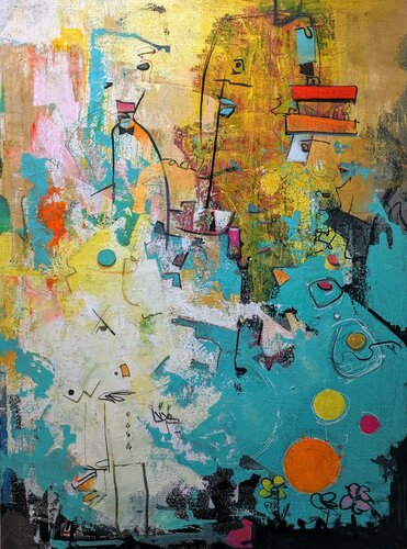 Perspective vs. Perception by Jack Avetisyan, Painting for Sale on Select