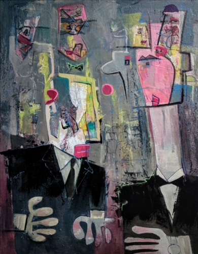 The Board Members by Jack Avetisyan, Painting for Sale on Select