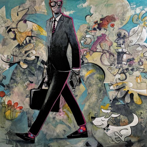 The Go-Getter by Jack Avetisyan, Painting for Sale on Select