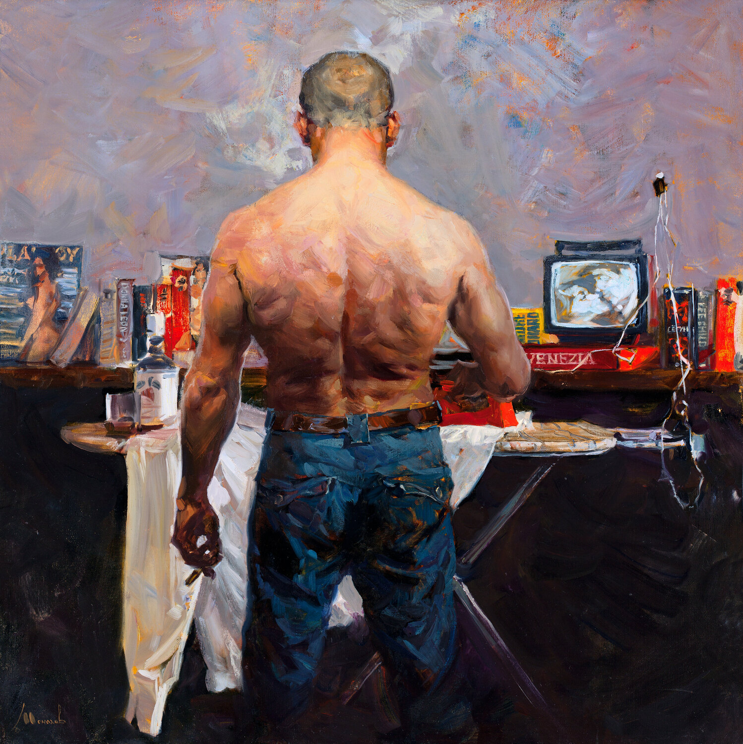 The man Evgeniy Monahov Original painting for sale