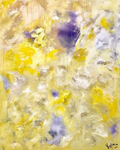 "Intertwined Helix, Embodiment of Light" by Ana Luisa Veloz, Painting for Sale on Select