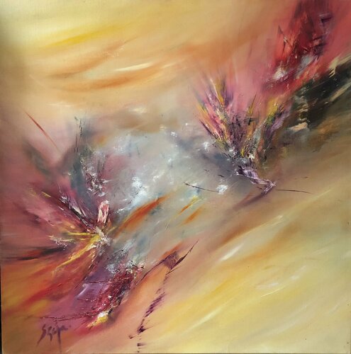 LOVE ME by Sandra Szaja, Painting for Sale on Select