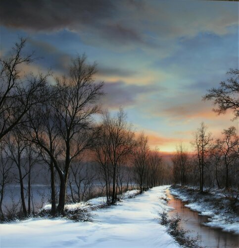 Mysterious Path by Sang H. Han, Painting for Sale on Select