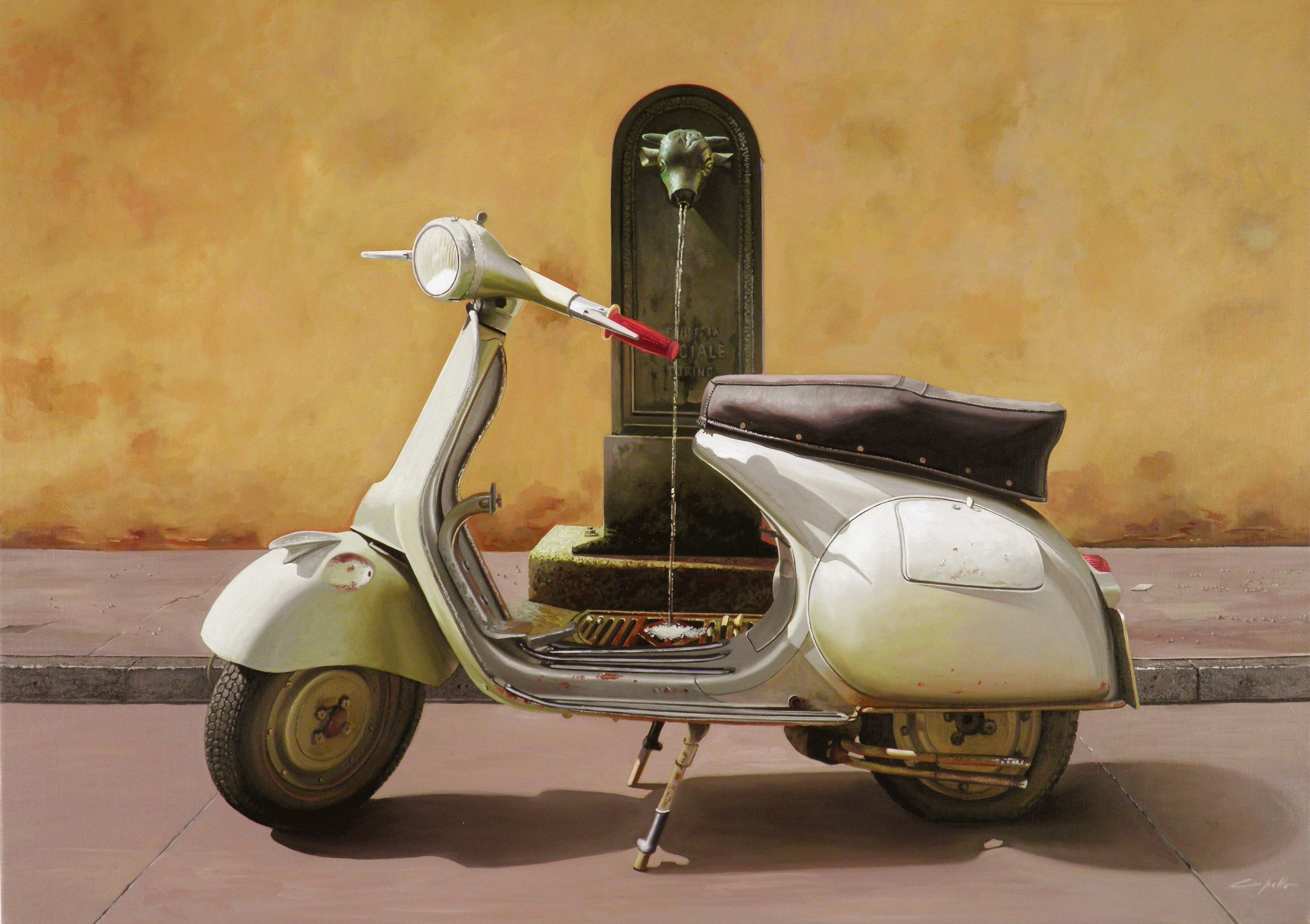 Vespa con toretto