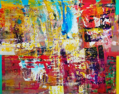 Particles VI by Florina Breazu, Painting for Sale on Select