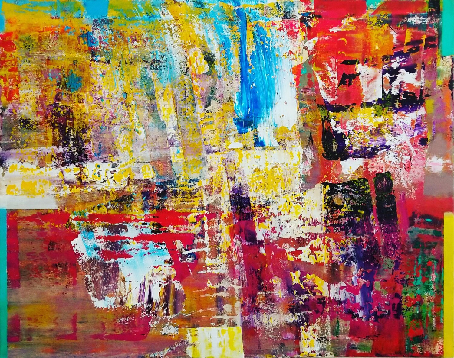 Particles VI Florina Breazu Original painting for sale