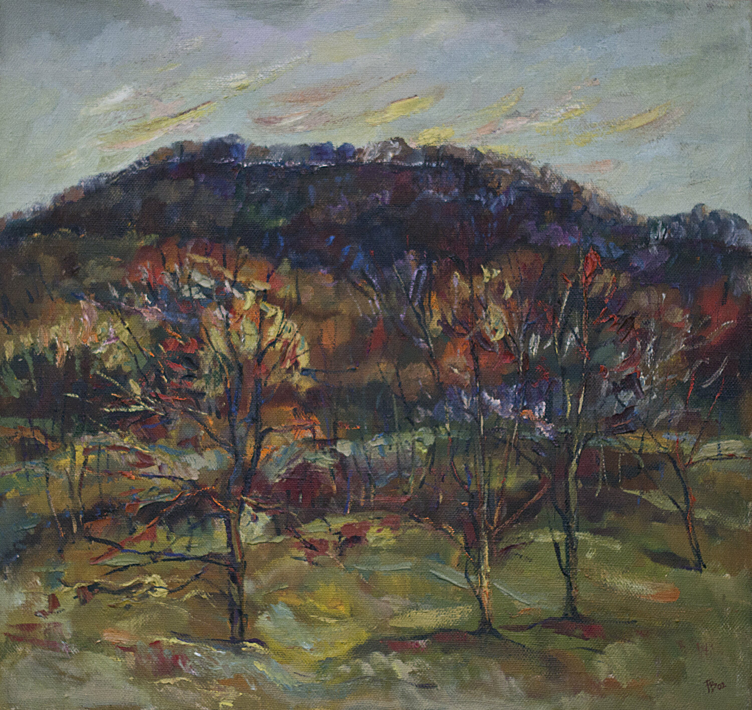 Autumn in Lozova Florina Breazu Original painting for sale