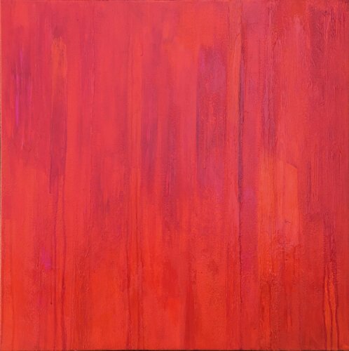 From Orange To Red #1955 by Klara Gunnlaugsdottir, Painting for Sale on Select