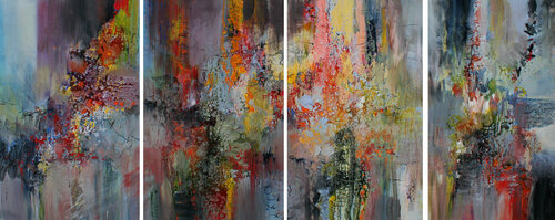 Ludwig van Beethoven, Symphony No. 9 , Quartet by Ernestine Tahedl, Painting for Sale on Select