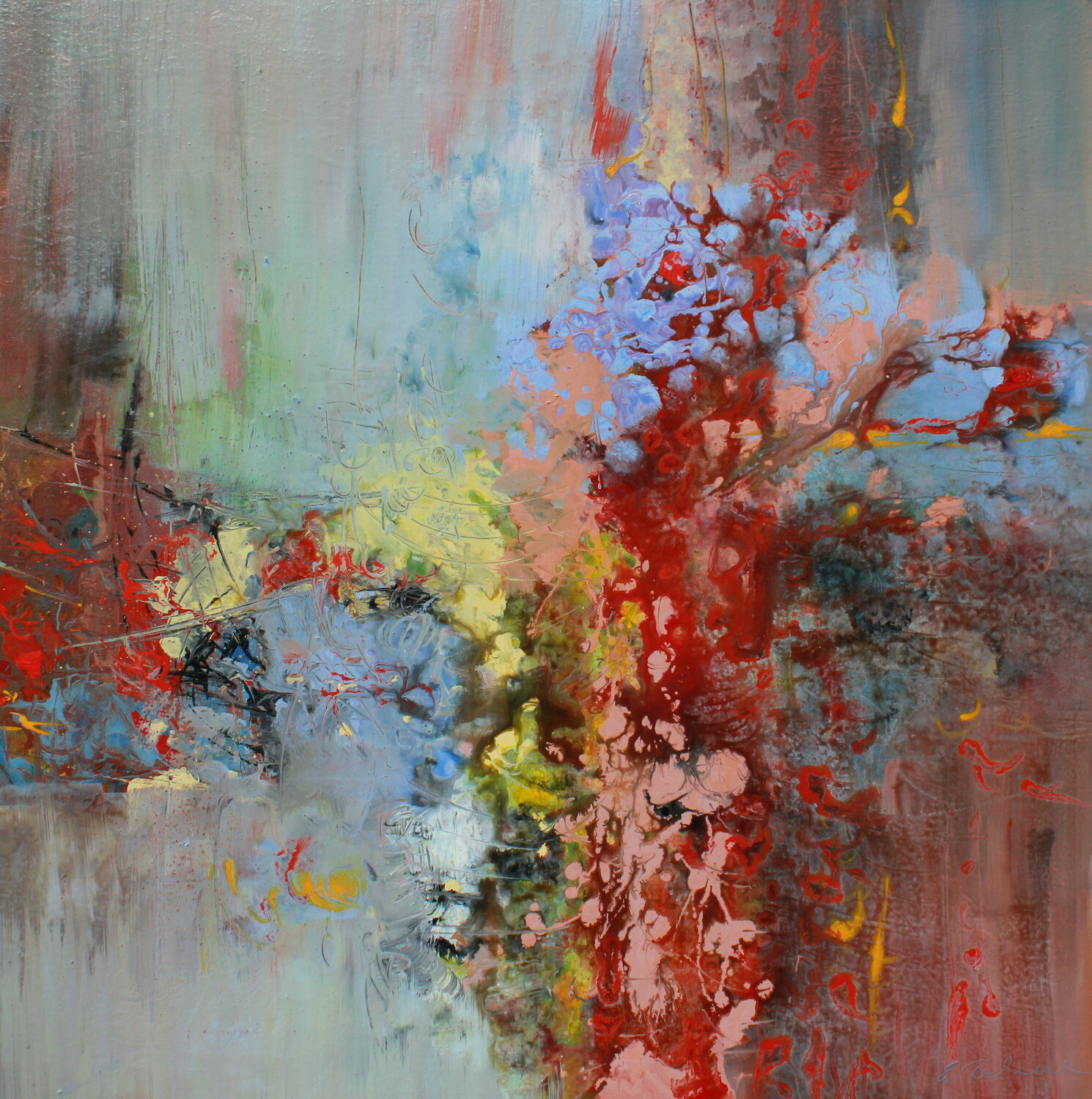 Robert Schumann, Fantasiestueck VII Ernestine Tahedl Original painting for sale