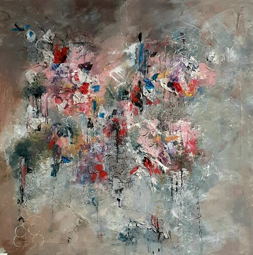 Poèmes by Sylvie Schambill, Painting for Sale on Select