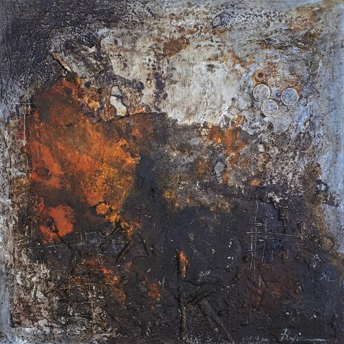 Rust 180517 by Pasquale Rapicano, Painting for Sale on Select