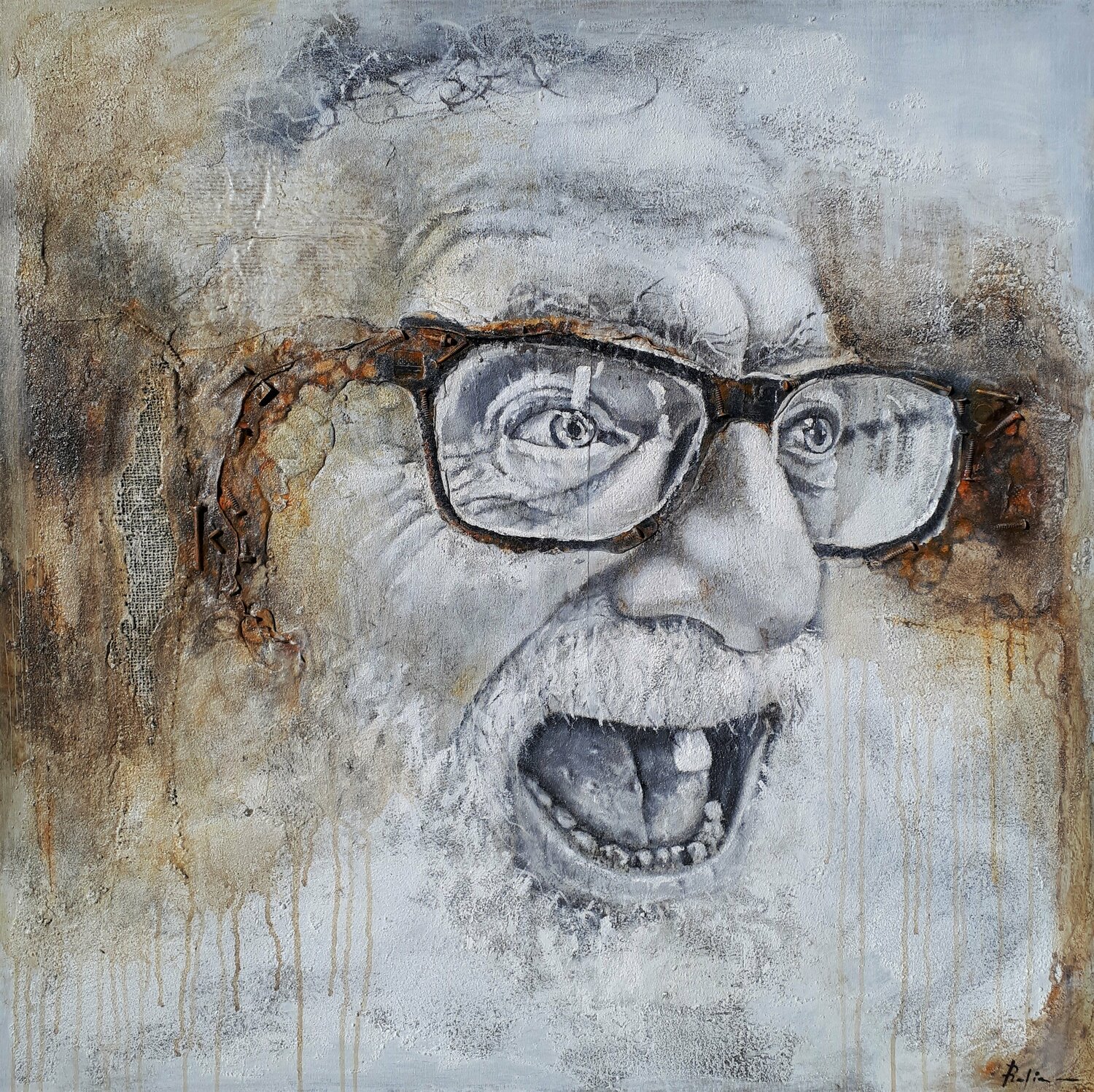 Rust 181013 Pasquale Rapicano Original painting for sale