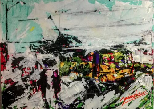 La "12" by Gustavo Leutun, Painting for Sale on Select