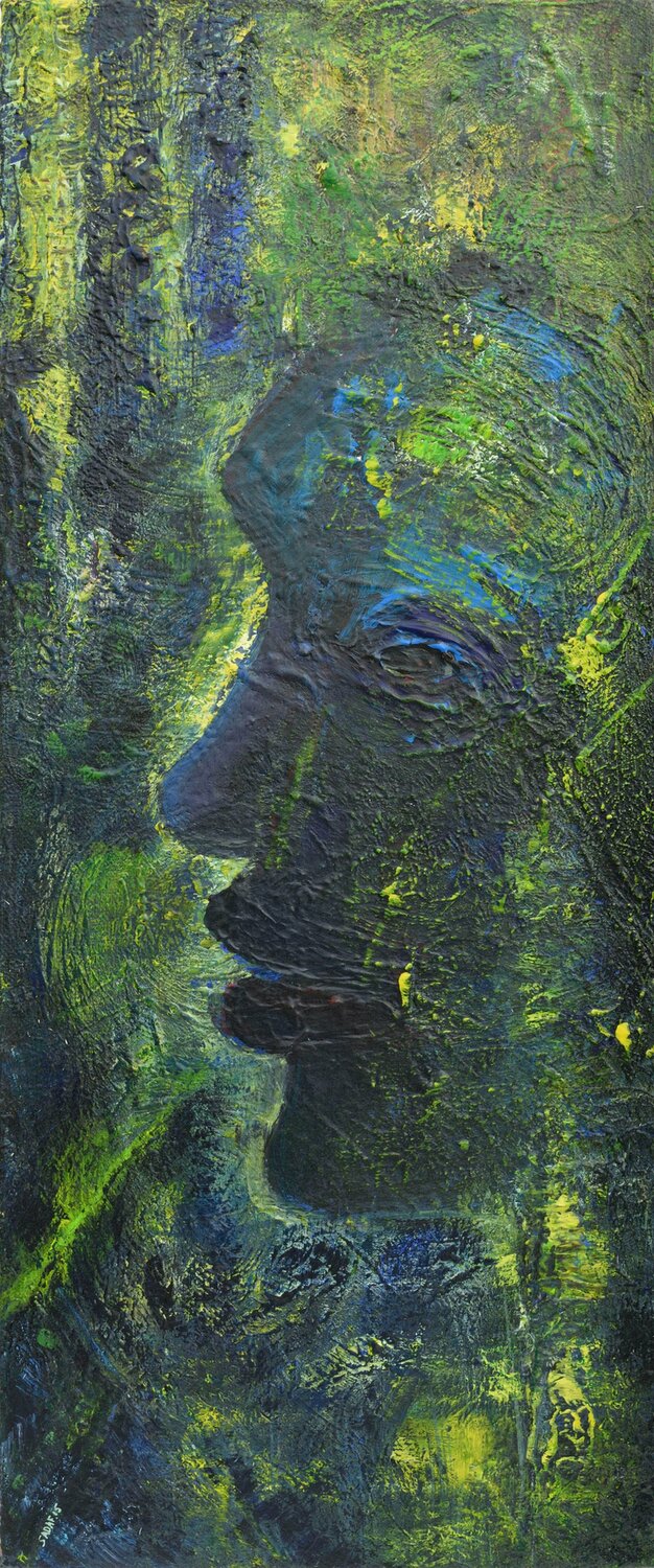 Portrait of Perception 1 Sadaf Faraz Original painting for sale