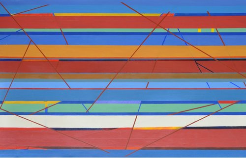 Study for an improbable geometry by Alejandra Repetto Escardó, Painting for Sale on Select