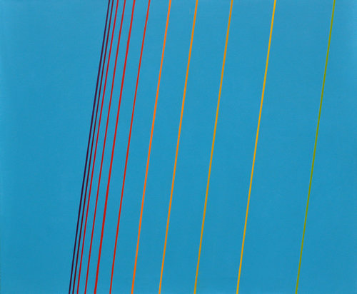 azurro by Alejandra Repetto Escardó, Painting for Sale on Select