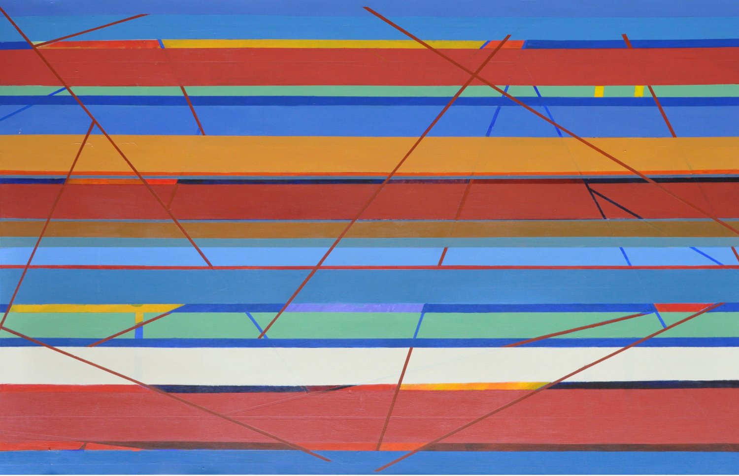 Study for an improbable geometry Alejandra Repetto Escardó Original painting for sale