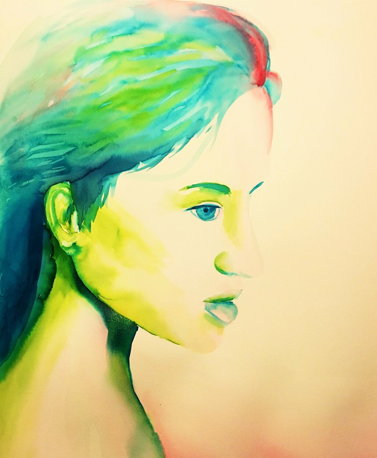 Romantic Anne-Sophie A Bettembourg Original painting for sale