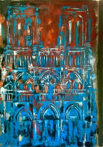 NotreDame by Natalia Wüst, Painting for Sale on Select