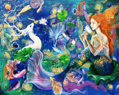 Untold secrets by Eury (Yeahgean) Kim, Painting for Sale on Select