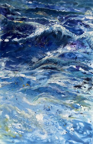 Ocean of Desire 1 by Susanne Pohlmann, Painting for Sale on Select