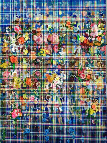 flower theme by Silvia Strobos, Painting for Sale on Select