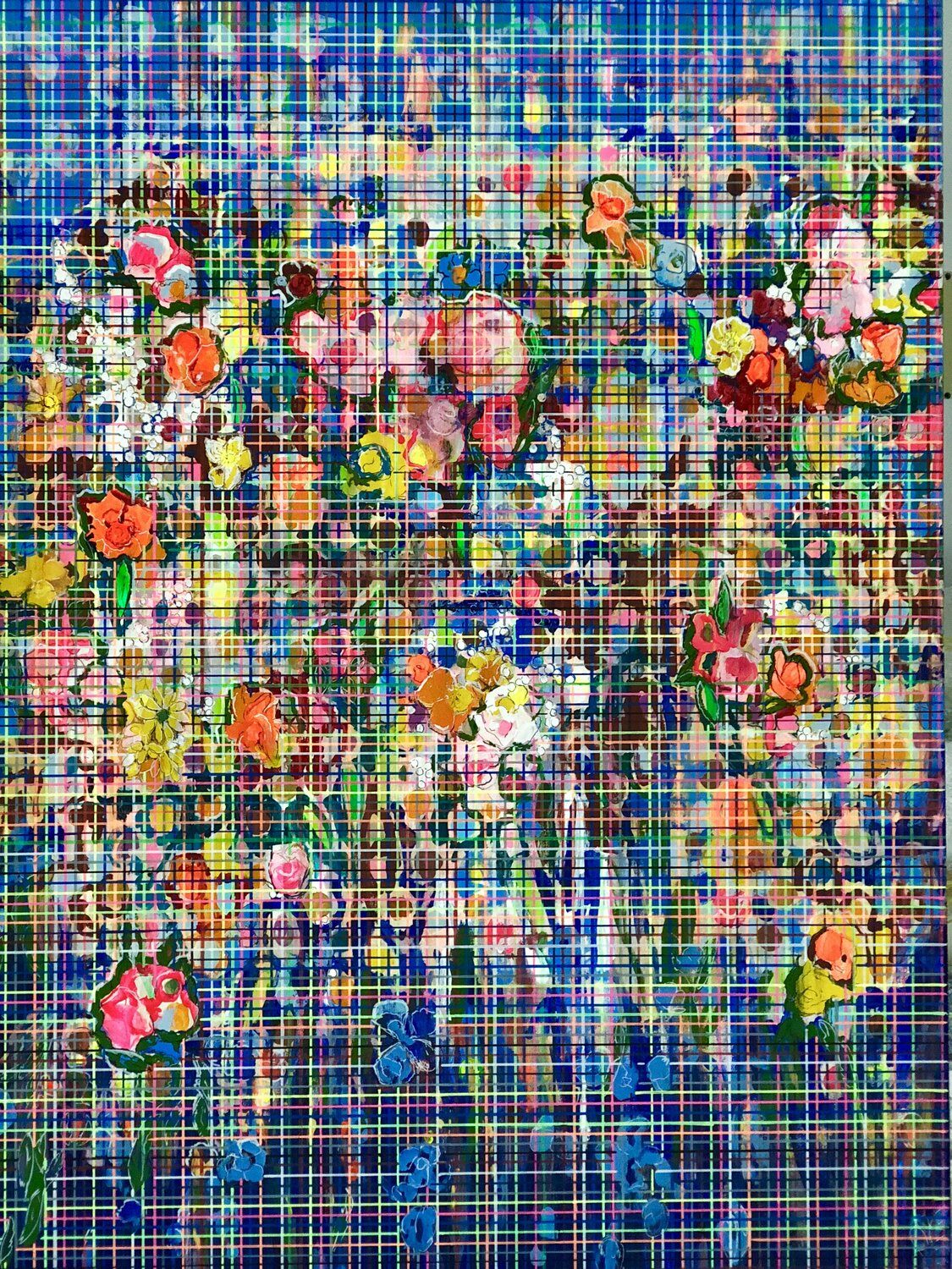 flower theme Silvia Strobos Original painting for sale