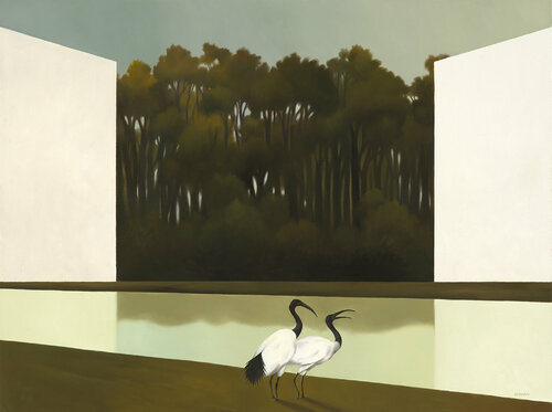 La foresta svelata by Cesare Reggiani, Painting for Sale on Select