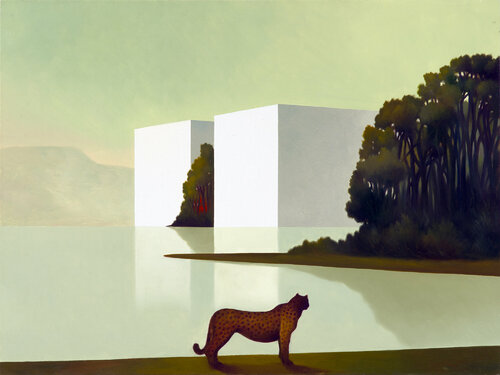 Foresta dell'attesa by Cesare Reggiani, Painting for Sale on Select