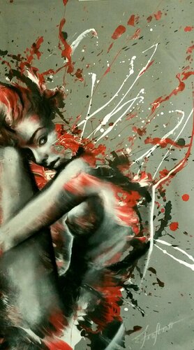 "INSIDE OF ME " by Elena Kraft, Painting for Sale on Select