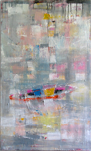Boats&Shadows 2 by Kamen Trifonov, Painting for Sale on Select