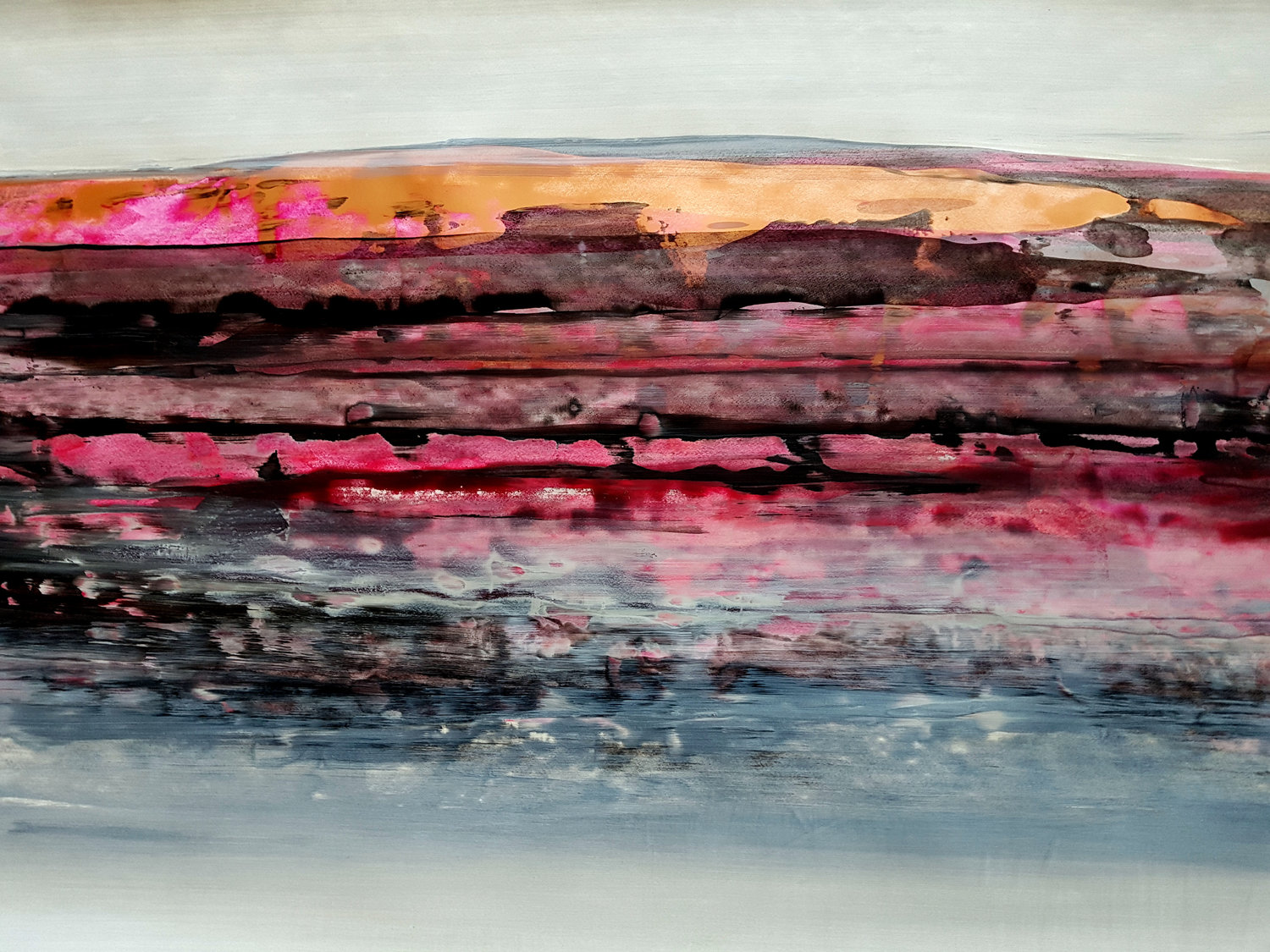 Spring-Magma 4 Christian v. Grumbkow Original painting for sale