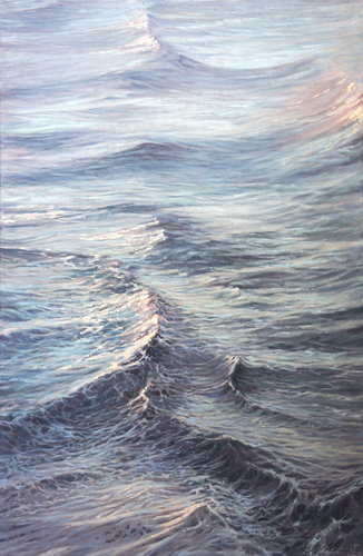 Wasser der Ozeane. Pazifik 11 by Sergej Sologub, Painting for Sale on Select