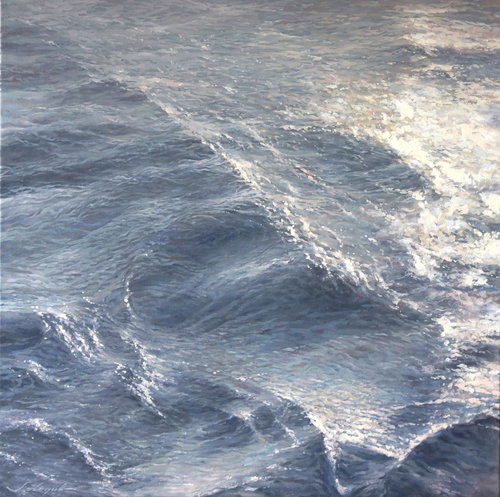 Wasser der Ozeane. Pazifik 4 by Sergej Sologub, Painting for Sale on Select