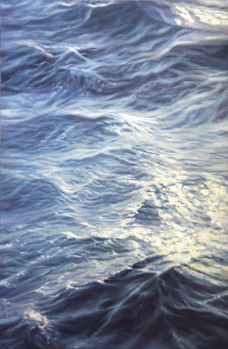 Wasser der Ozeane. Pazifik 10 by Sergej Sologub, Painting for Sale on Select