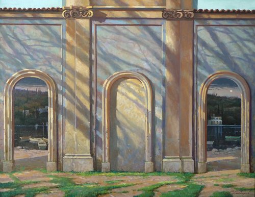Licht und Schatten by Sergej Sologub, Painting for Sale on Select