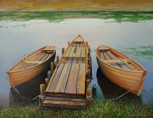 Stille by Sergej Sologub, Painting for Sale on Select