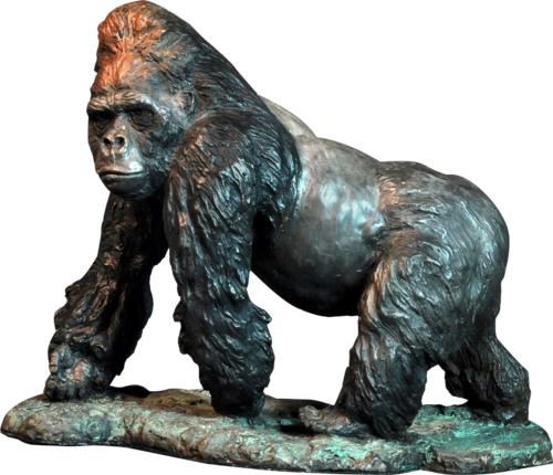 Gorilla, Silver back ( Limited Edition ) by Barry Jackson, Sculpture for Sale on Select