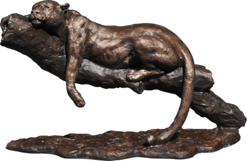 Lazy Leopard, Marquette ( Limited edition ) by Barry Jackson, Sculpture for Sale on Select