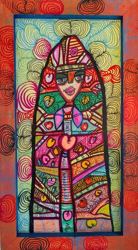 The tree of Love by Laurentiu Dimisca, Painting for Sale on Select