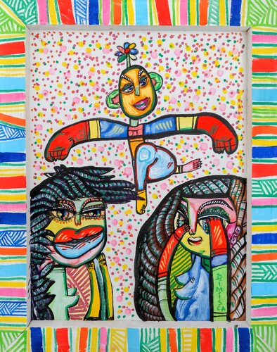 Am I no longer successful with girls by Laurentiu Dimisca, Painting for Sale on Select