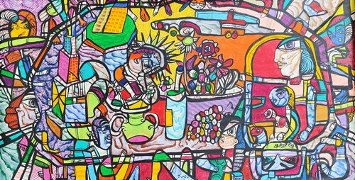 Still life in New York by Laurentiu Dimisca, Painting for Sale on Select