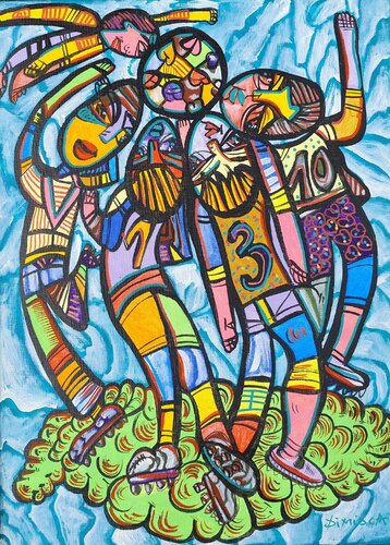 The colors of sport 2 by Laurentiu Dimisca, Painting for Sale on Select