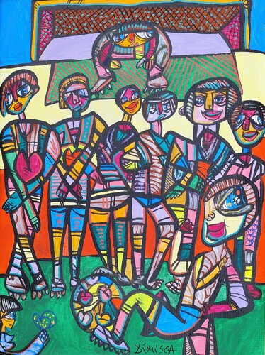 The colors of sport 5 by Laurentiu Dimisca, Painting for Sale on Select
