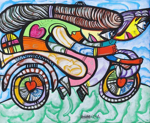 The colors of sport 6 by Laurentiu Dimisca, Painting for Sale on Select