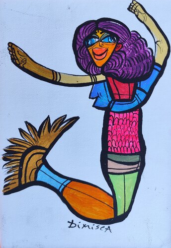 Mythological 2 by Laurentiu Dimisca, Painting for Sale on Select