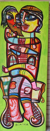 Erotism 12 by Laurentiu Dimisca, Painting for Sale on Select