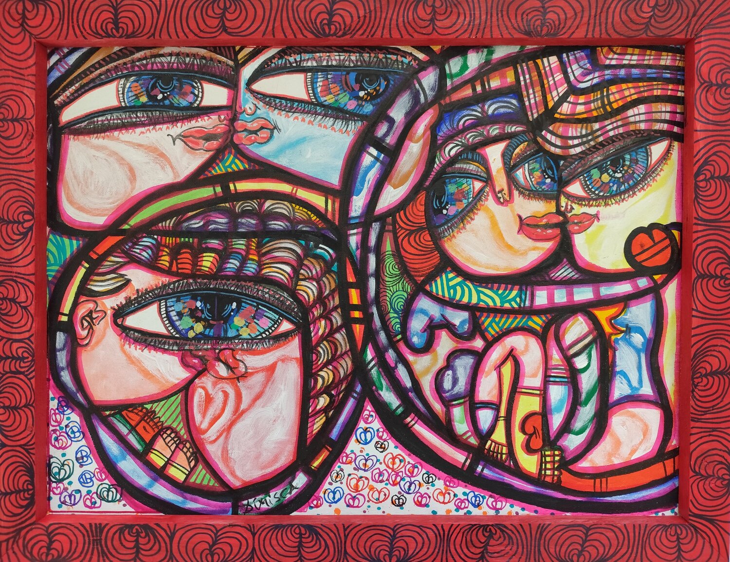 Listen to your Heart Laurentiu Dimisca Original painting for sale